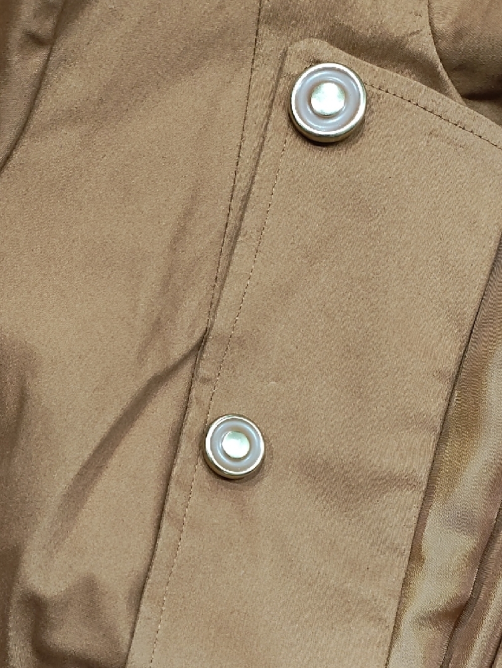Christopher & Banks Girls' Tan-Brown Military-Style Blazer - Picture 3 of 10